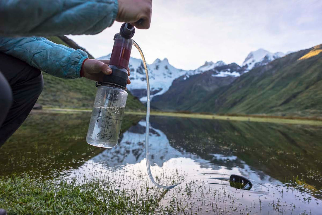 water purifier in the backcountry