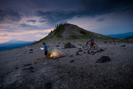 bike packing camping trip