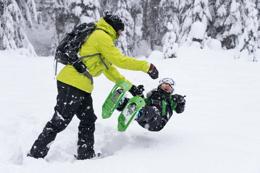 How to get kids excited about snowshoes