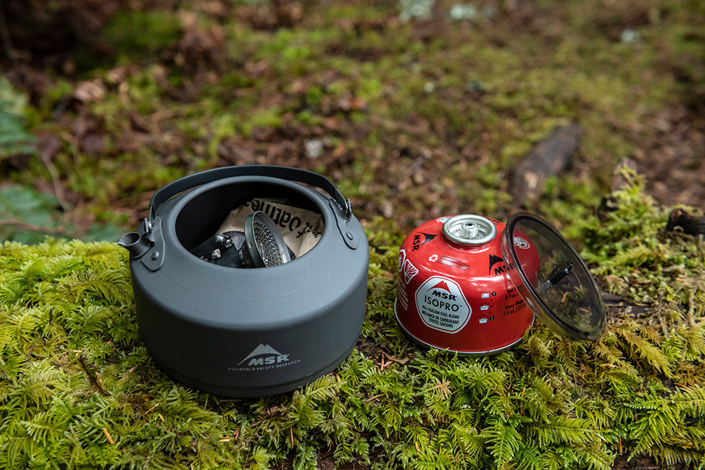backpacking mini teapot Alocs Camping Kettle - 1.1L Camp Kettle - Portable Camping Tea Kettle handed pouring Boundless Voyage Titanium Kungfu Teapot