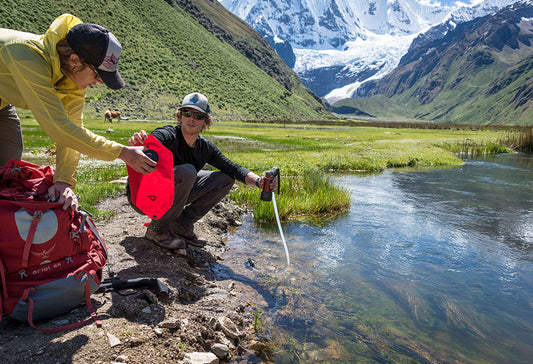 Hikers need to be aware of potential toxic algae blooms in water sources.