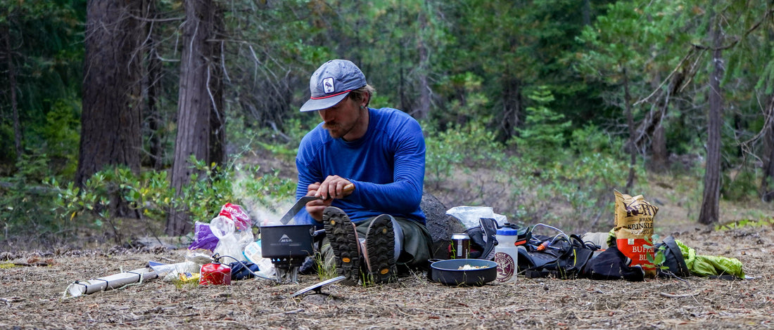 Cooking on Oregon's remote singletrack