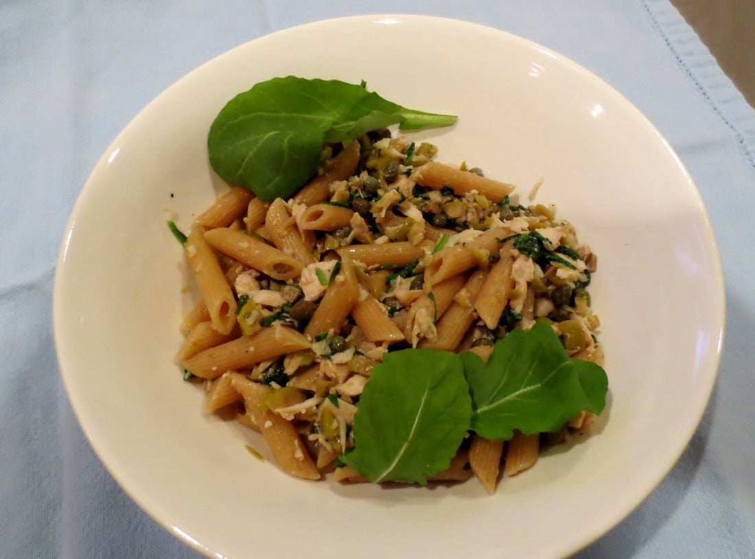 MSR BACKCOUNTRY CAFÉ: PENNE WITH TUNA, CAPERS, & GREEN OLIVES