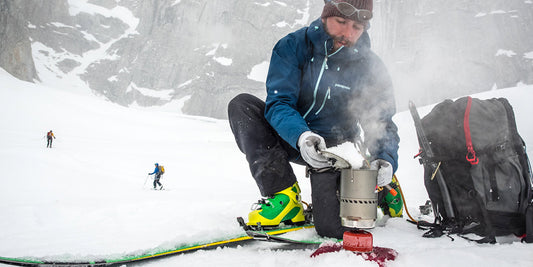 MSR Reactor melting snow for drinking