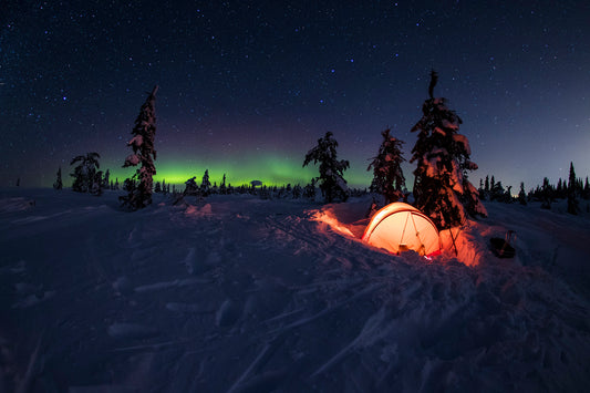 MSR 4 Season Tent in Snow