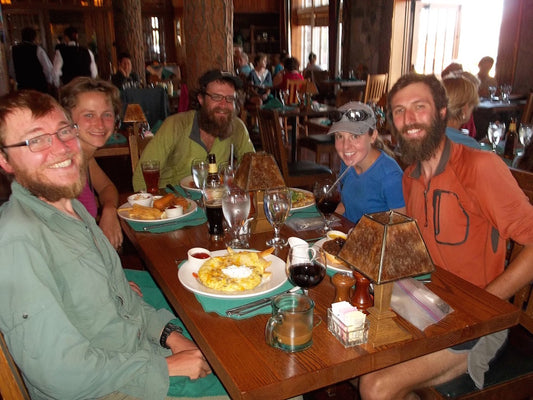 post-thru hike meal