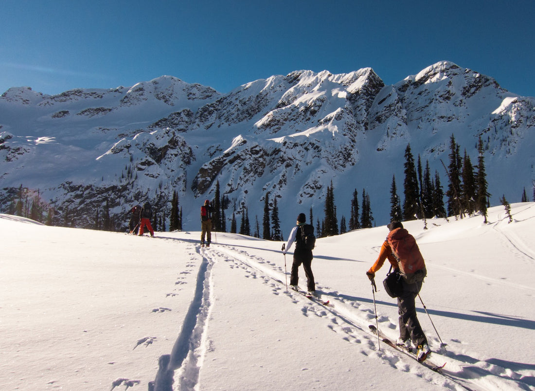 Snowy Mountain Lodge & The Strait Couloir