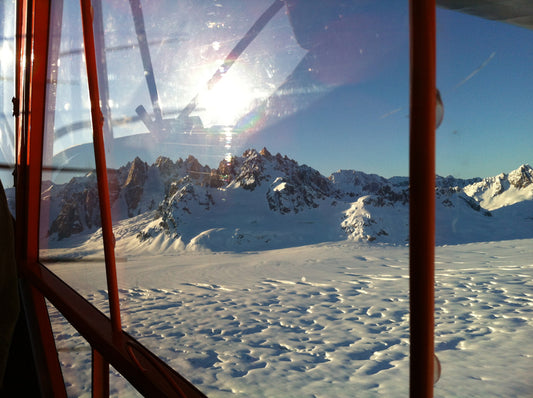 Plane camping on the Kenai