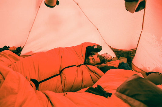 staying warm and comfortable in tent