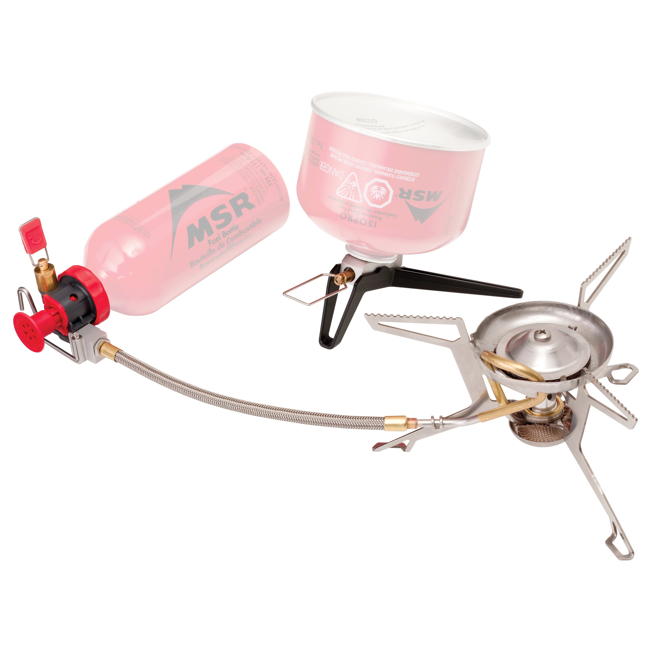 Réchaud MSR SuperFly avec adaptateur universel pour cartouche