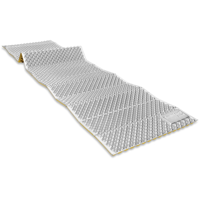 Therm-a-Rest Z Lite SOL Regular folding sleeping pad with silver reflective surface and yellow foam