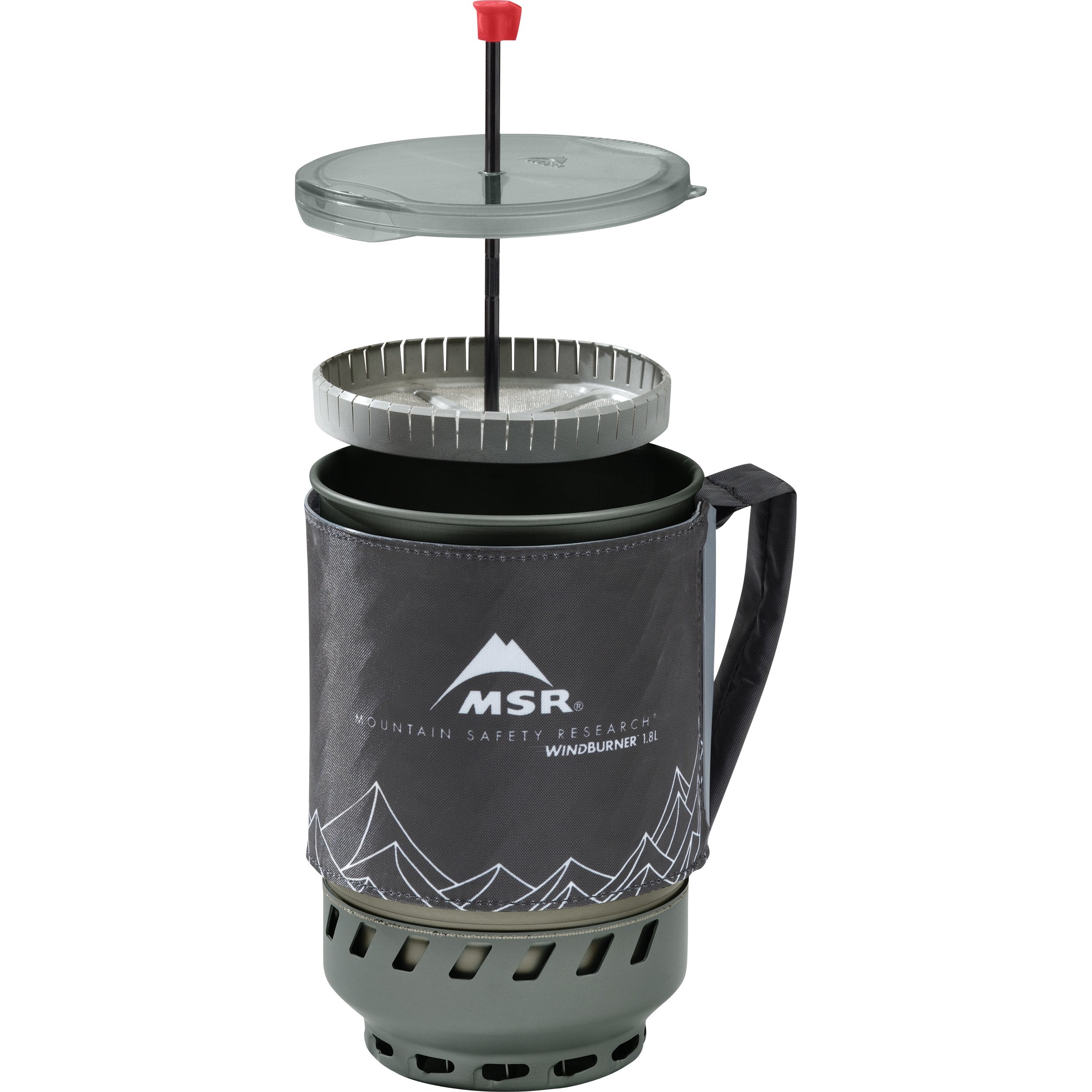 バーベキュー・調理用品 MSR WINDBURNER with french pressor WindBurner Stove System Camping Coffee Press Kit | MSR