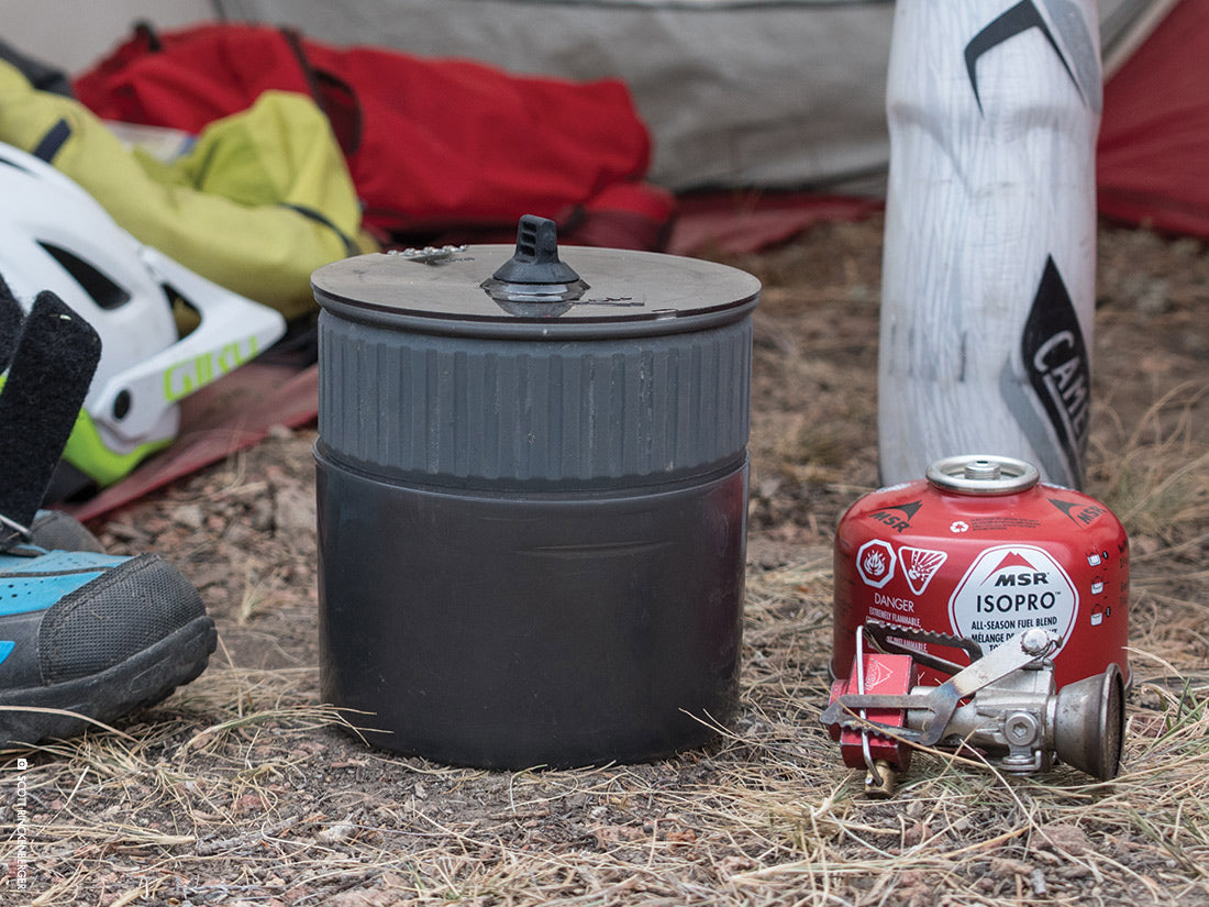 miniature camping Trail Mini Solo Cook Set
