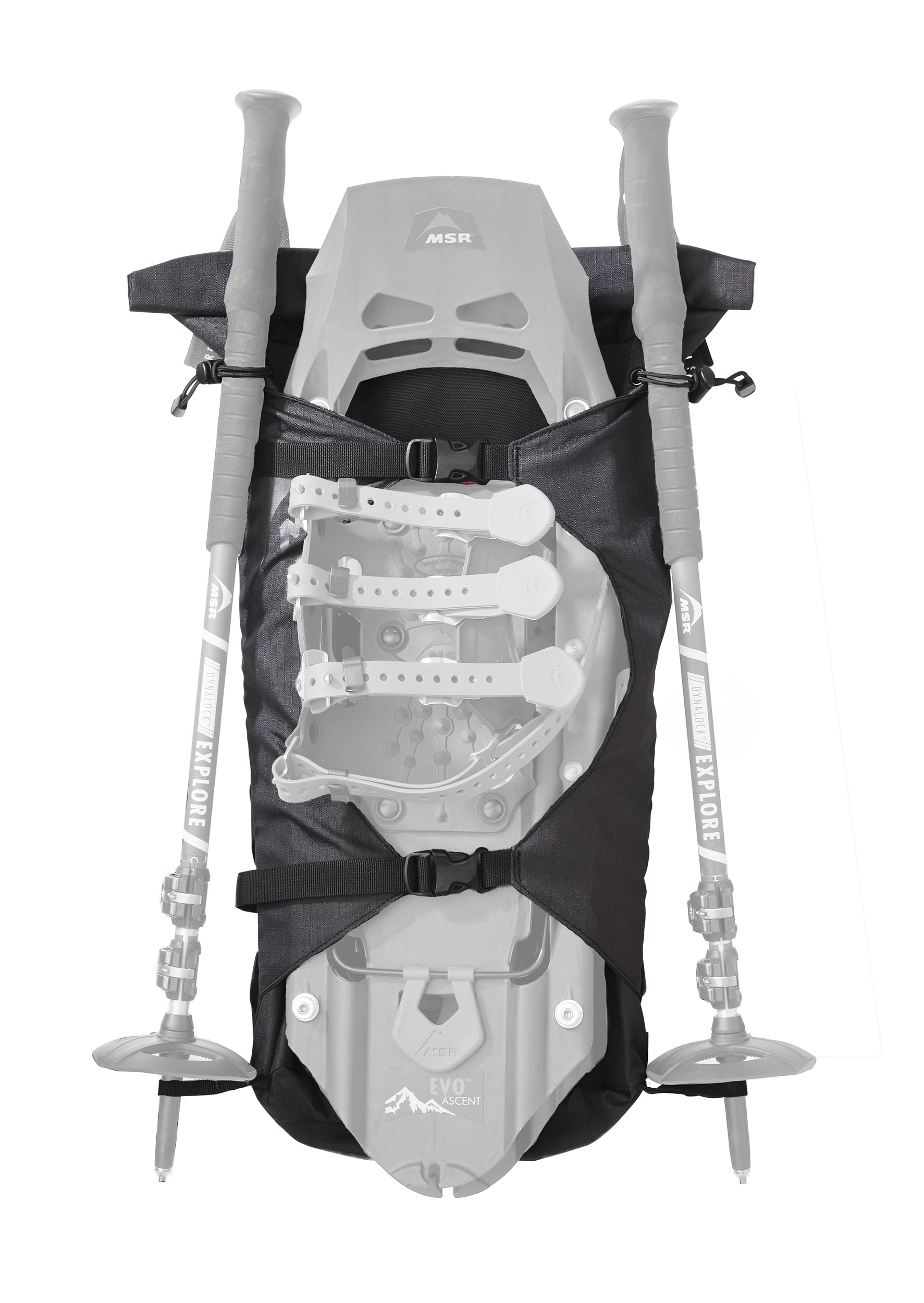 MSR 19L Snowshoe Carry Pack Charcoal 13909 MSR 19L Snowshoe Carry Pack Charcoal 13909