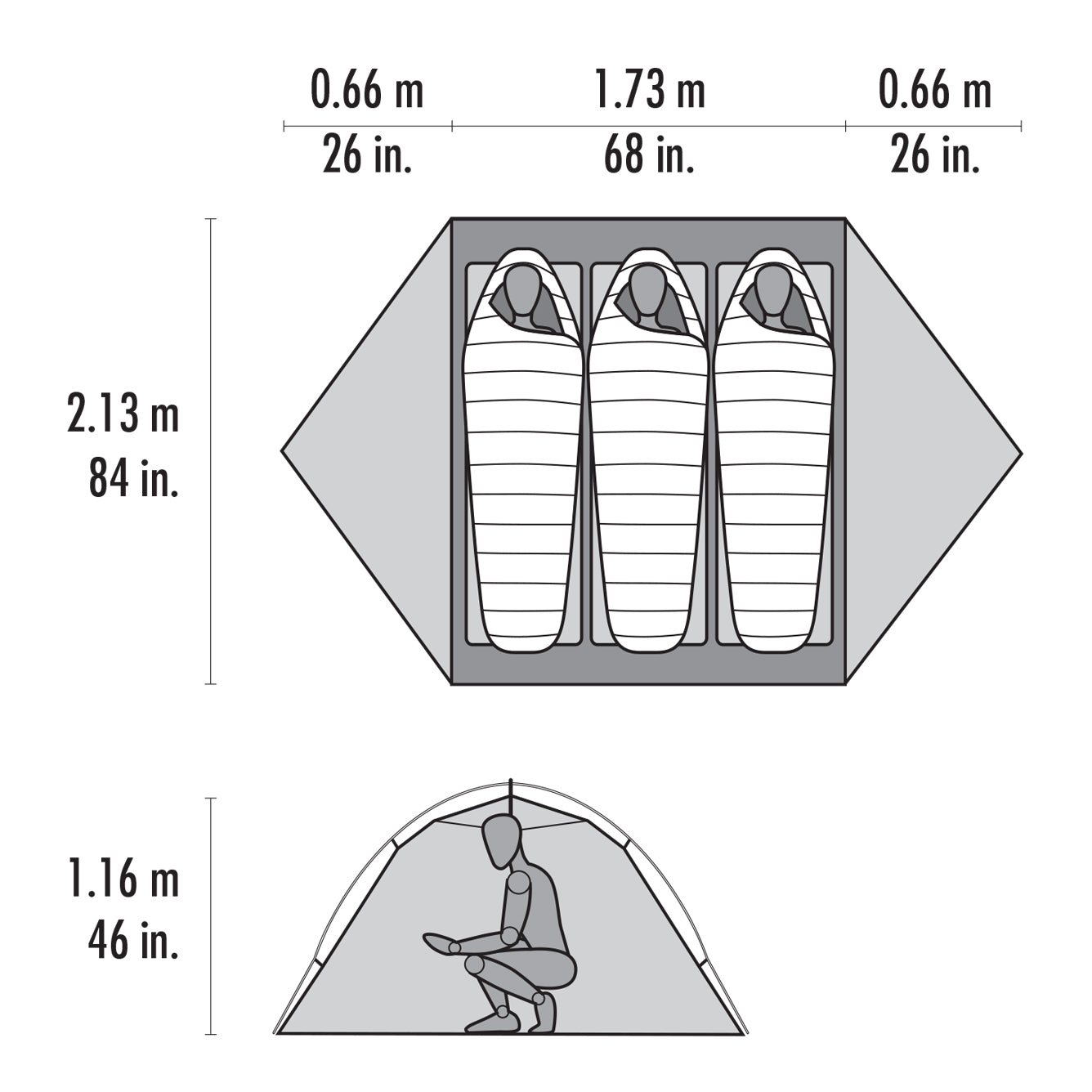 Hubba Hubba™ 3-Person Backpacking Tent