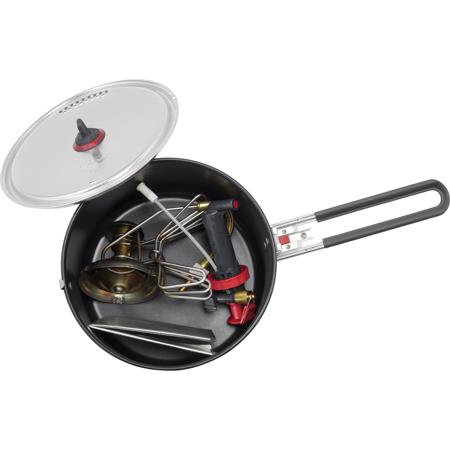 MSR WhisperLite Backpacking Stove - Stowed (pot not included)