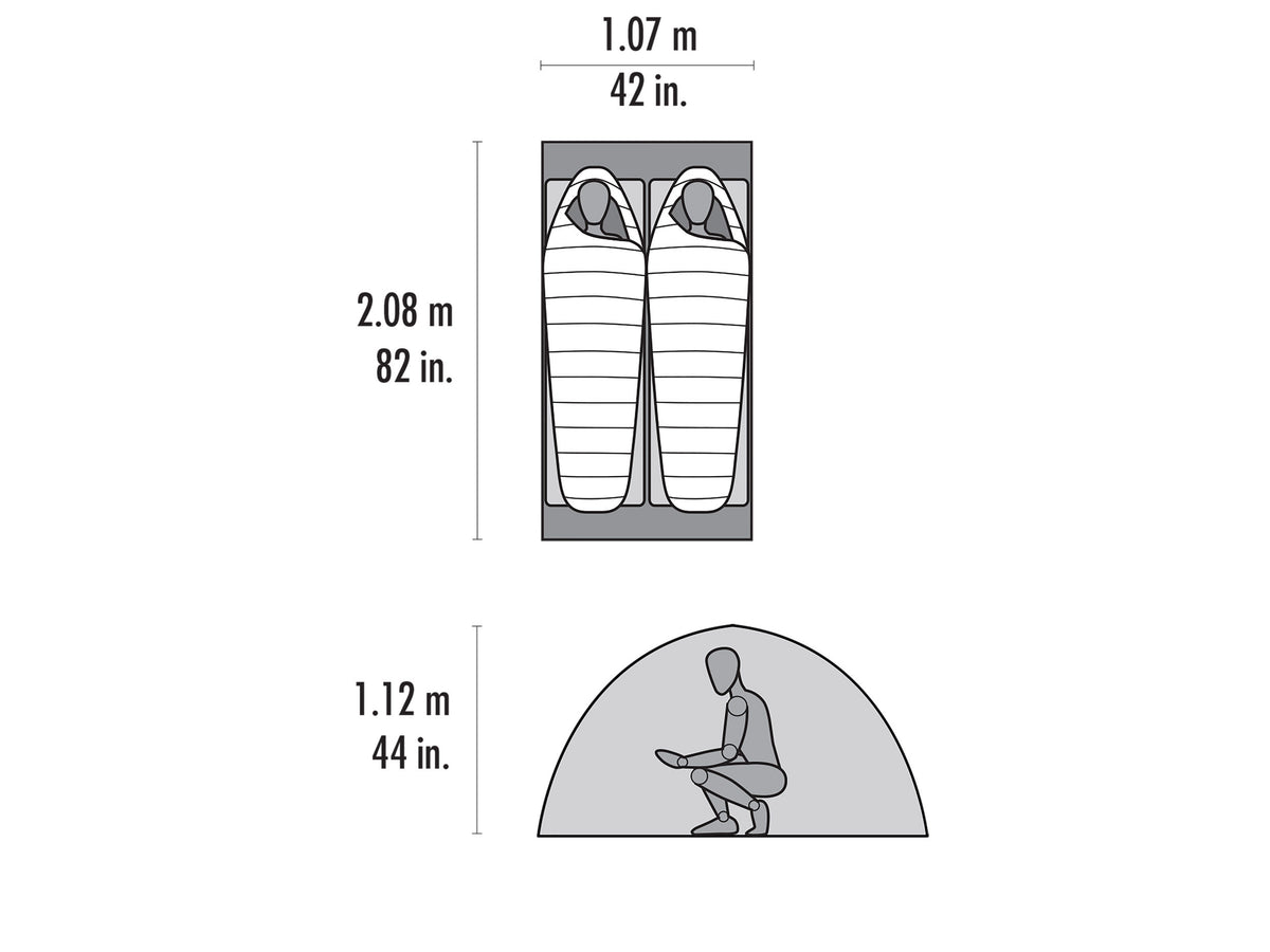 Advance Pro 2 - Ultralight 2-Person, 4-Season Tent | MSR – Cascade Designs