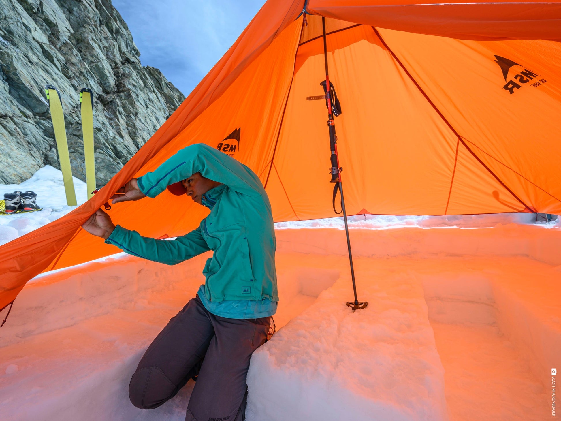 msr tarp tent Front Range 4 Person Backpacking Tarp Shelter