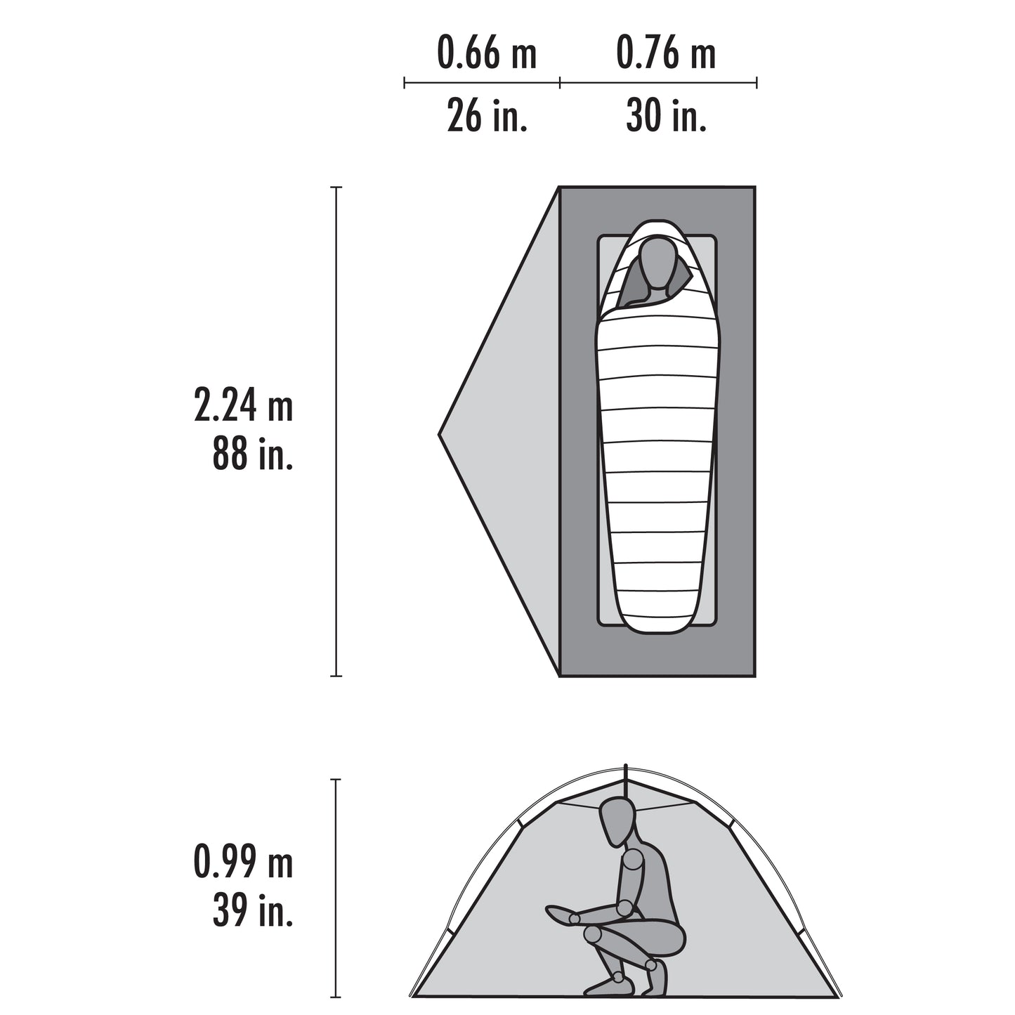 Elixir 1 Tent Dimensions