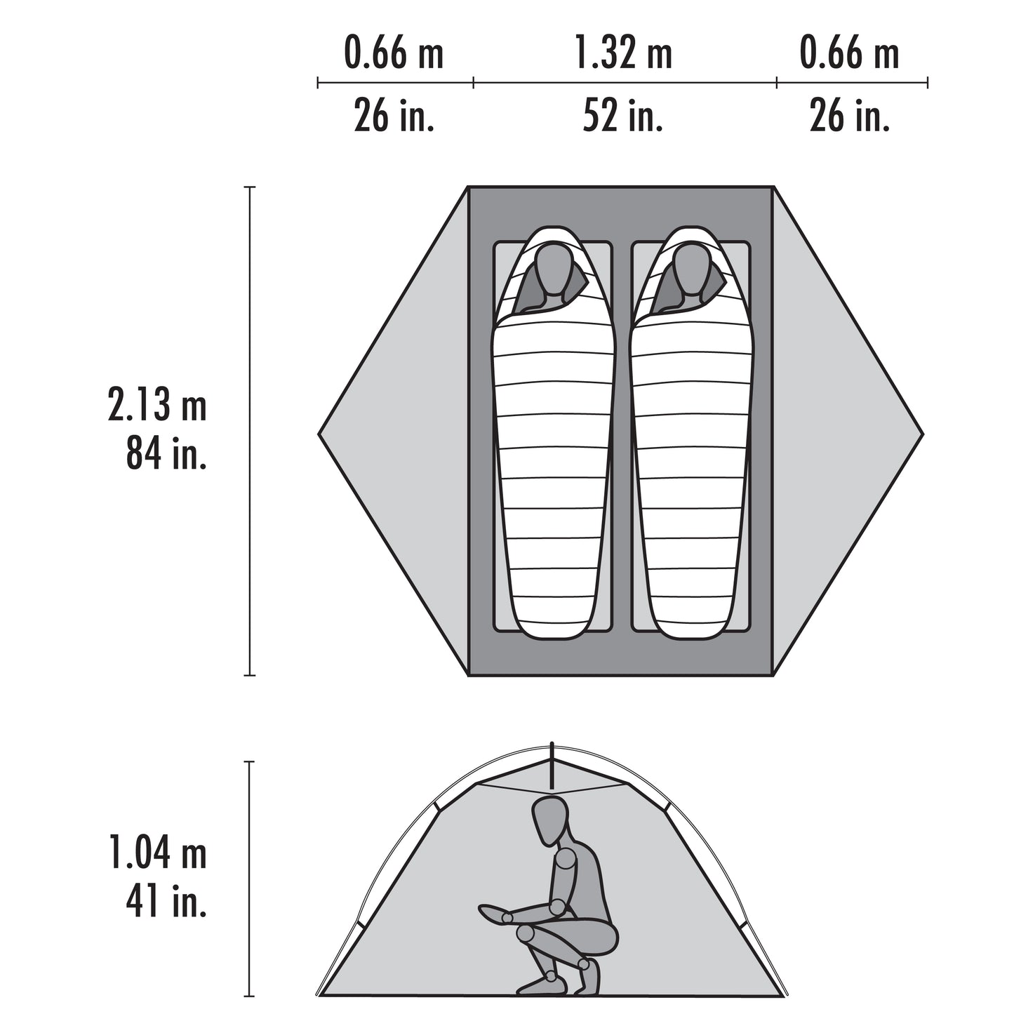 Elixir 2 Tent Dimensions