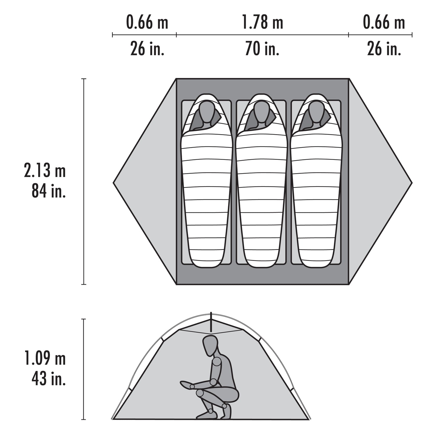 Elixir 3 Tent Dimensions