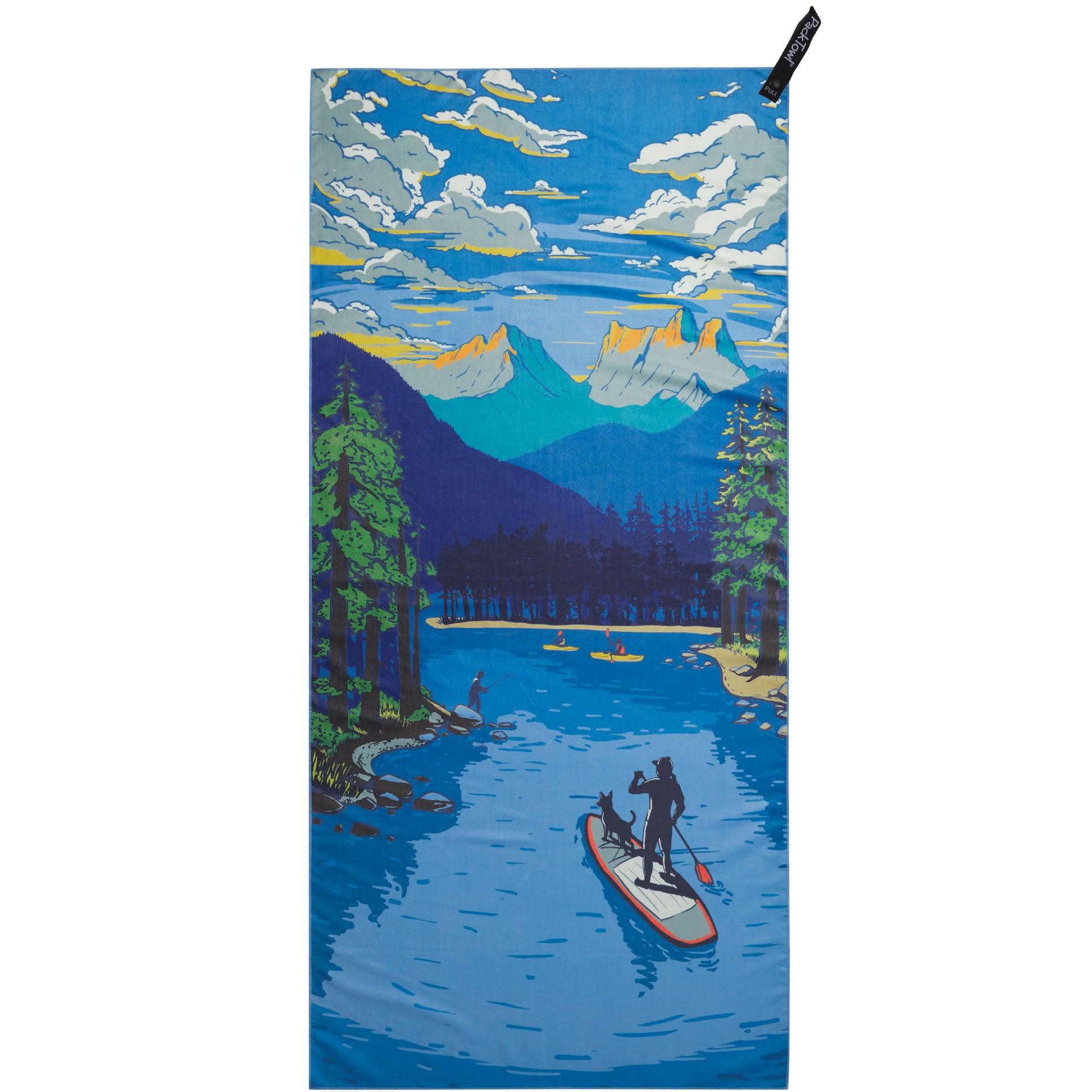 PackTowl Recylced Personal Hand Towel - Midnight - 42x92cm