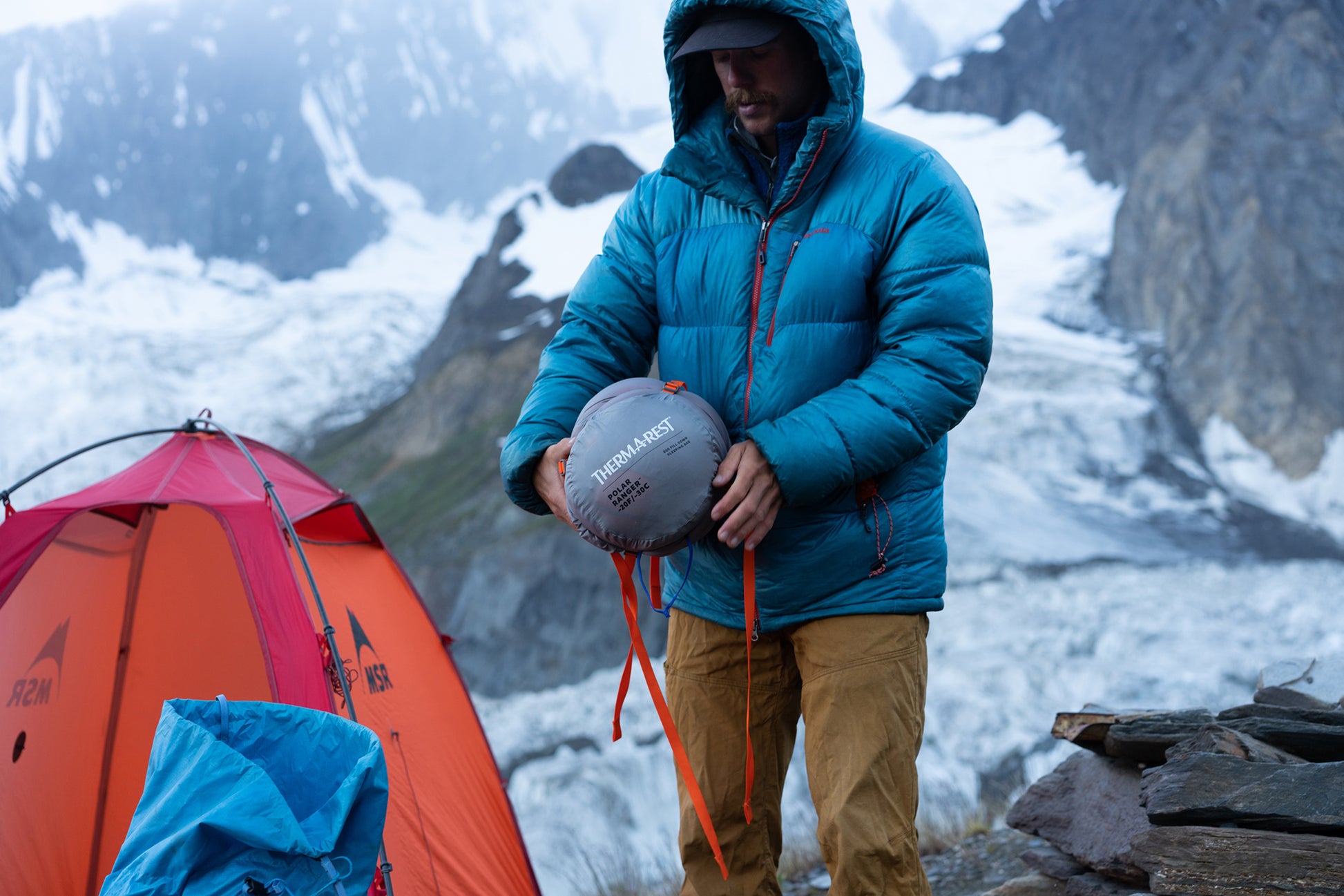 schlafsack polar expedition Therm-a-Rest Polar Ranger Sleeping Bag Flame Regular 14212