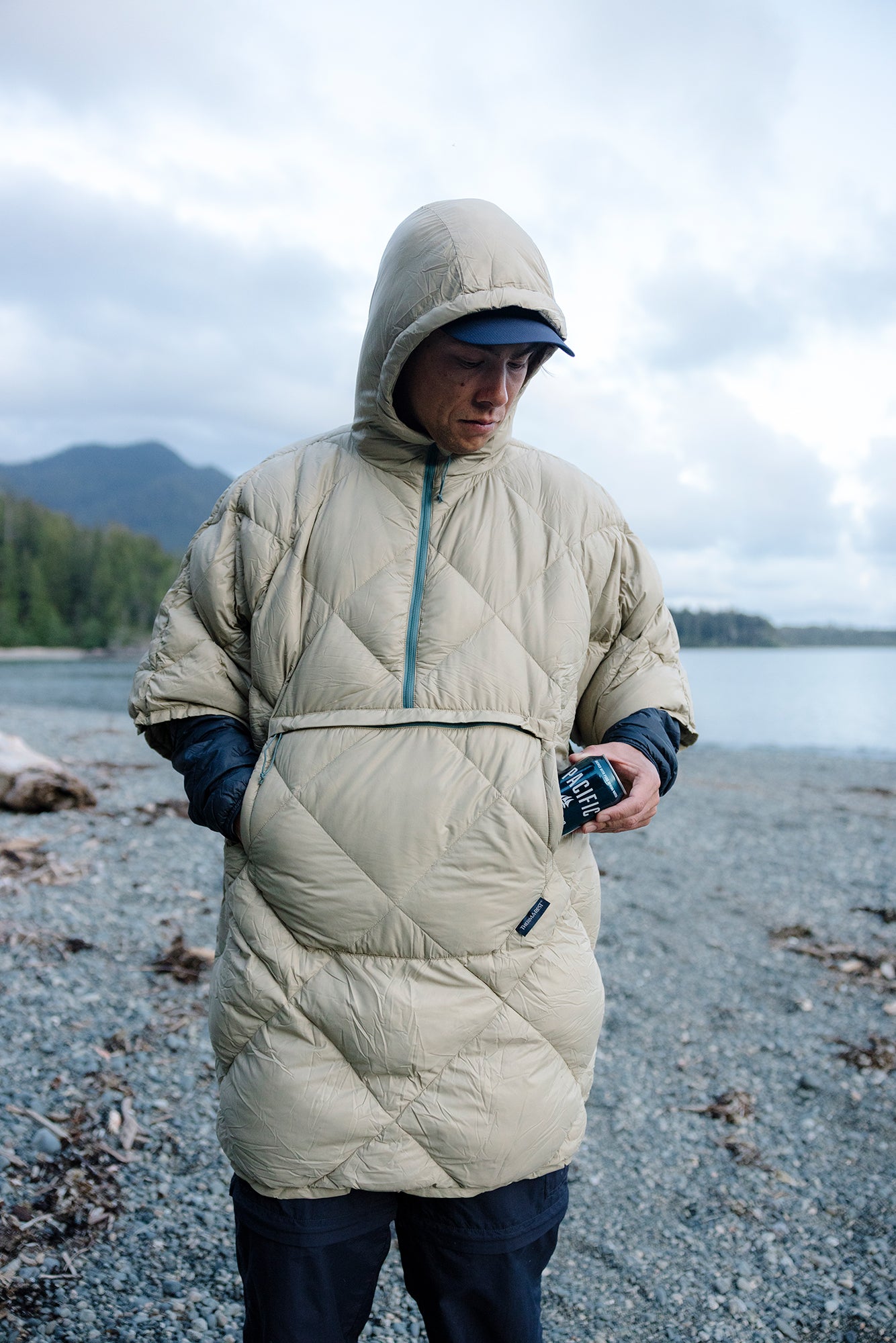 Honcho Poncho™ Down | Color: Twill | Photo: Mirae Campbell