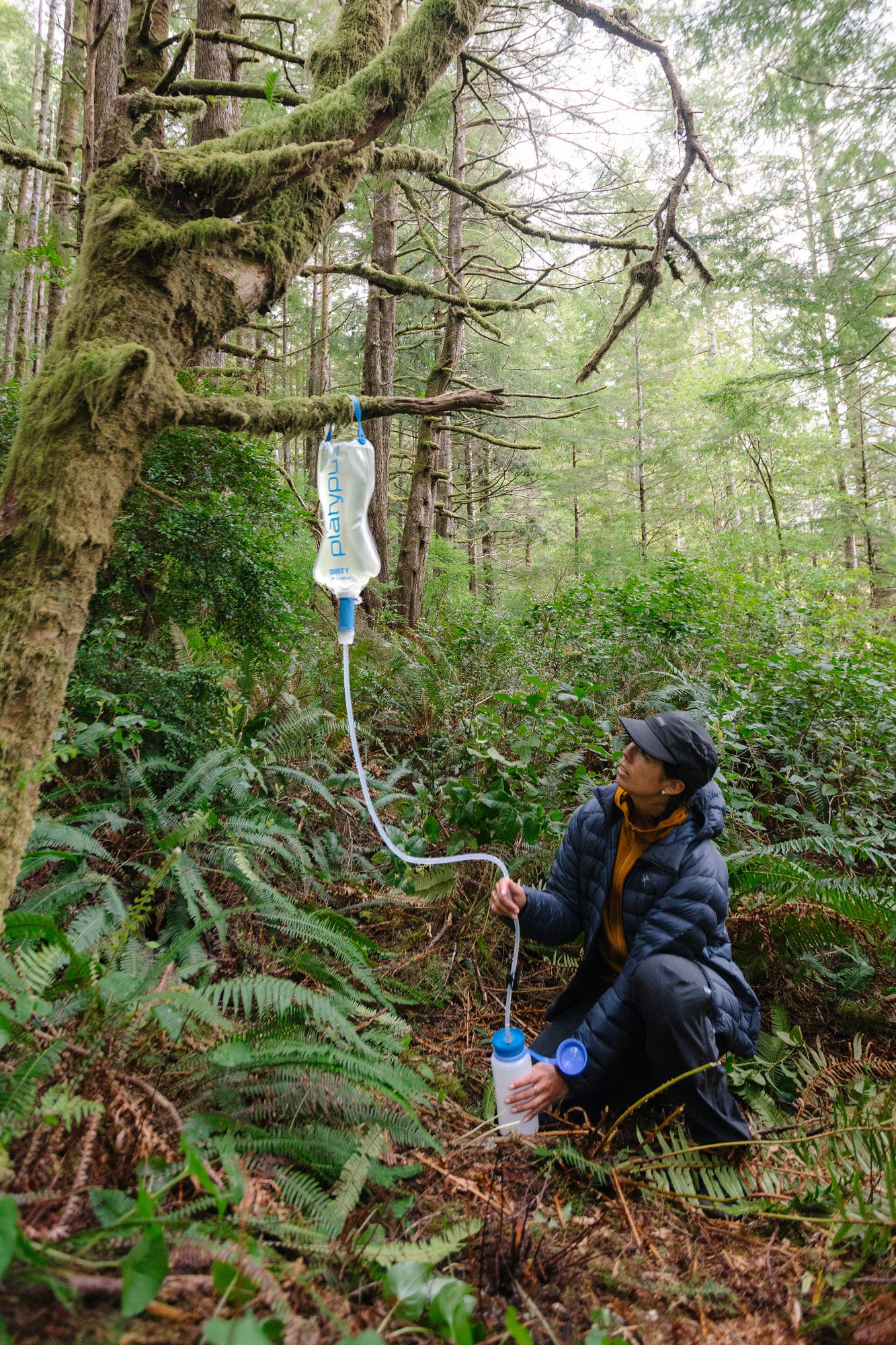 QuickDraw™ 3L Gravity Filter System | Bottle Adapter | Photo: Mirae Campbell