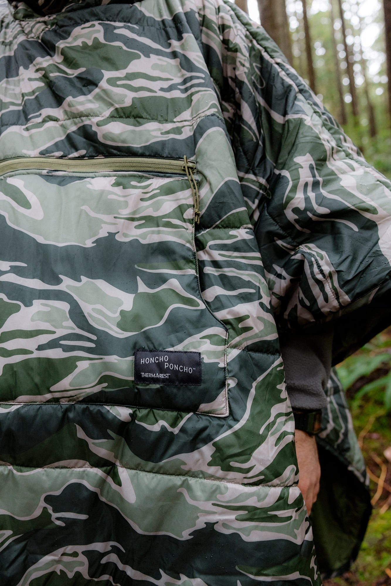Honcho Poncho™ | Camo Print | Photo: Mirae Campbell