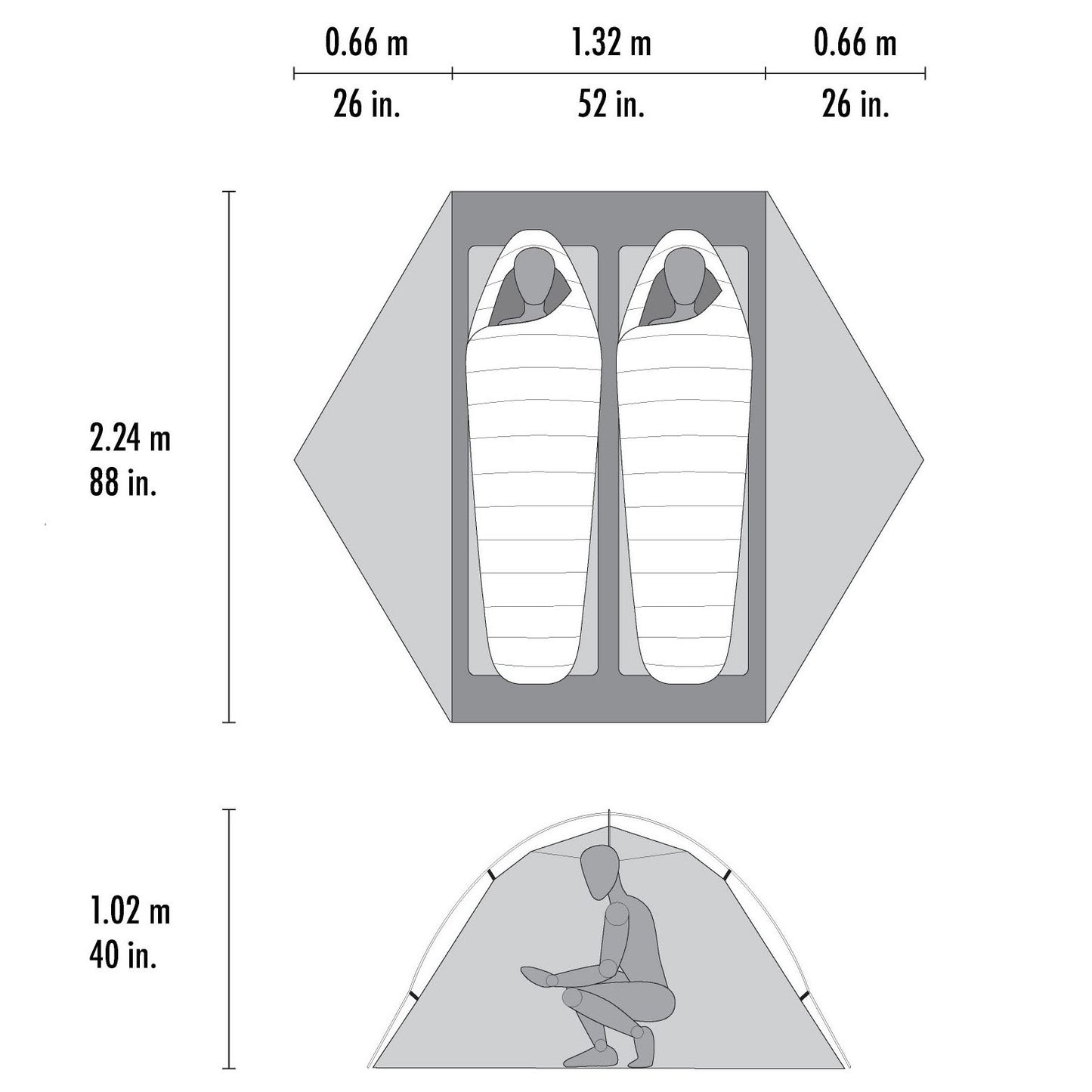 Tente de randonnée Hubba Hubba™ LT 2-personnes